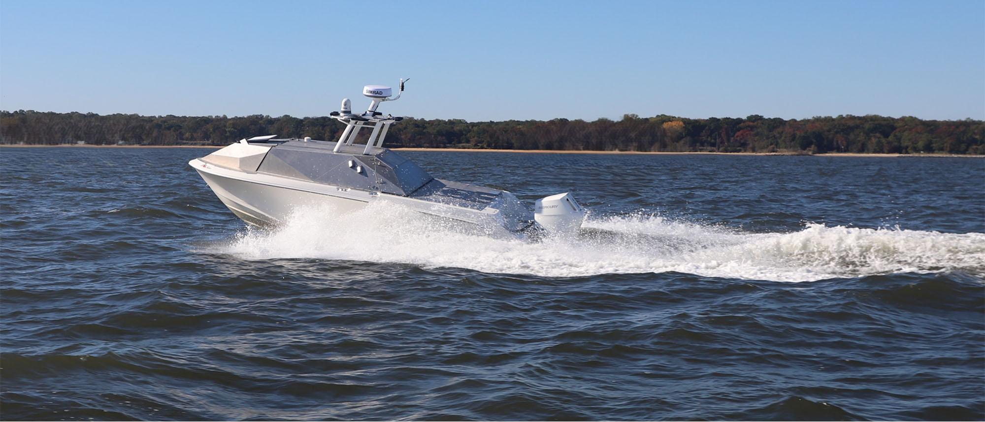 Textron Systems' TSUNAMI in the ocean.