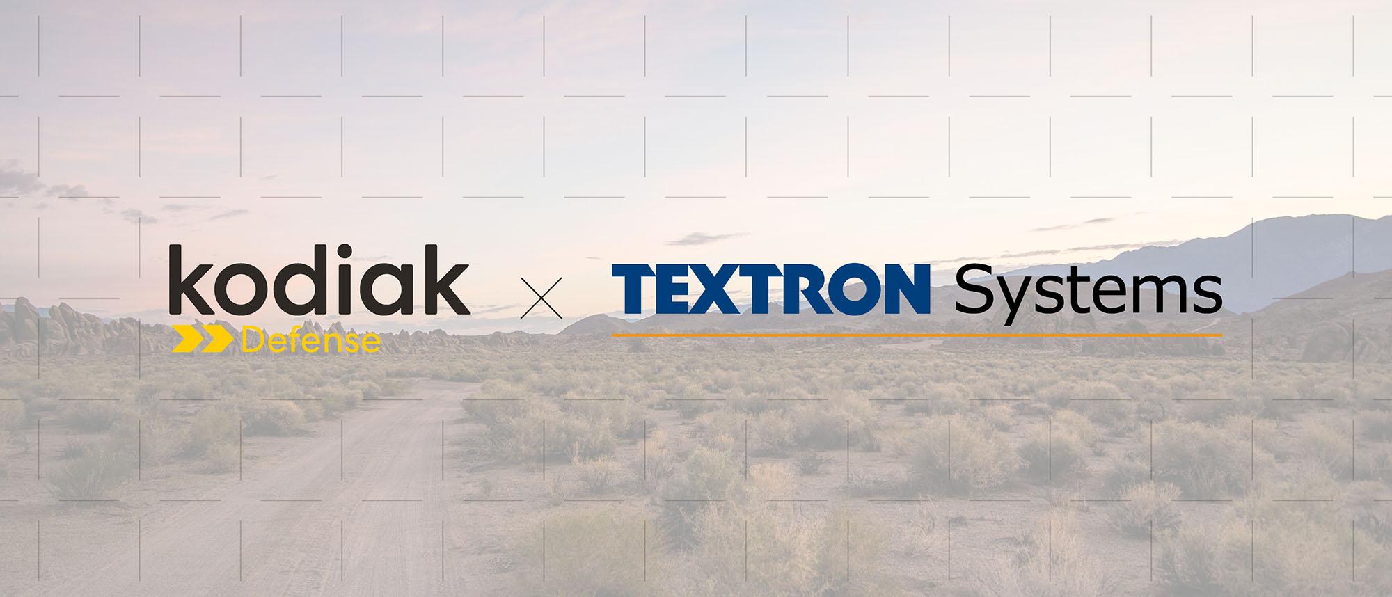 Kodiak-defense and Textron Systems Logos