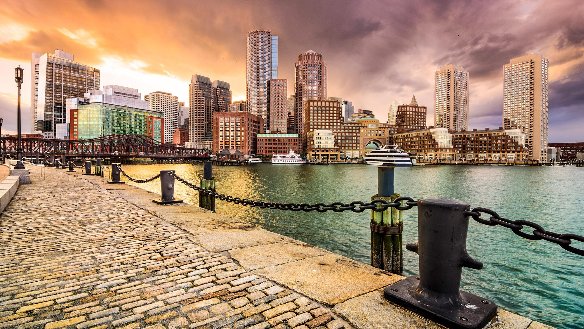 city view of boston, massachusetts