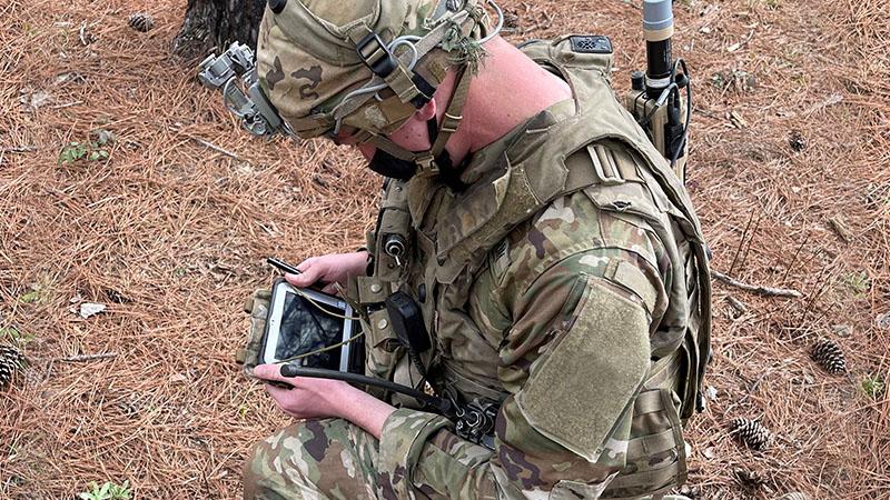 SPOT in use by a soldier