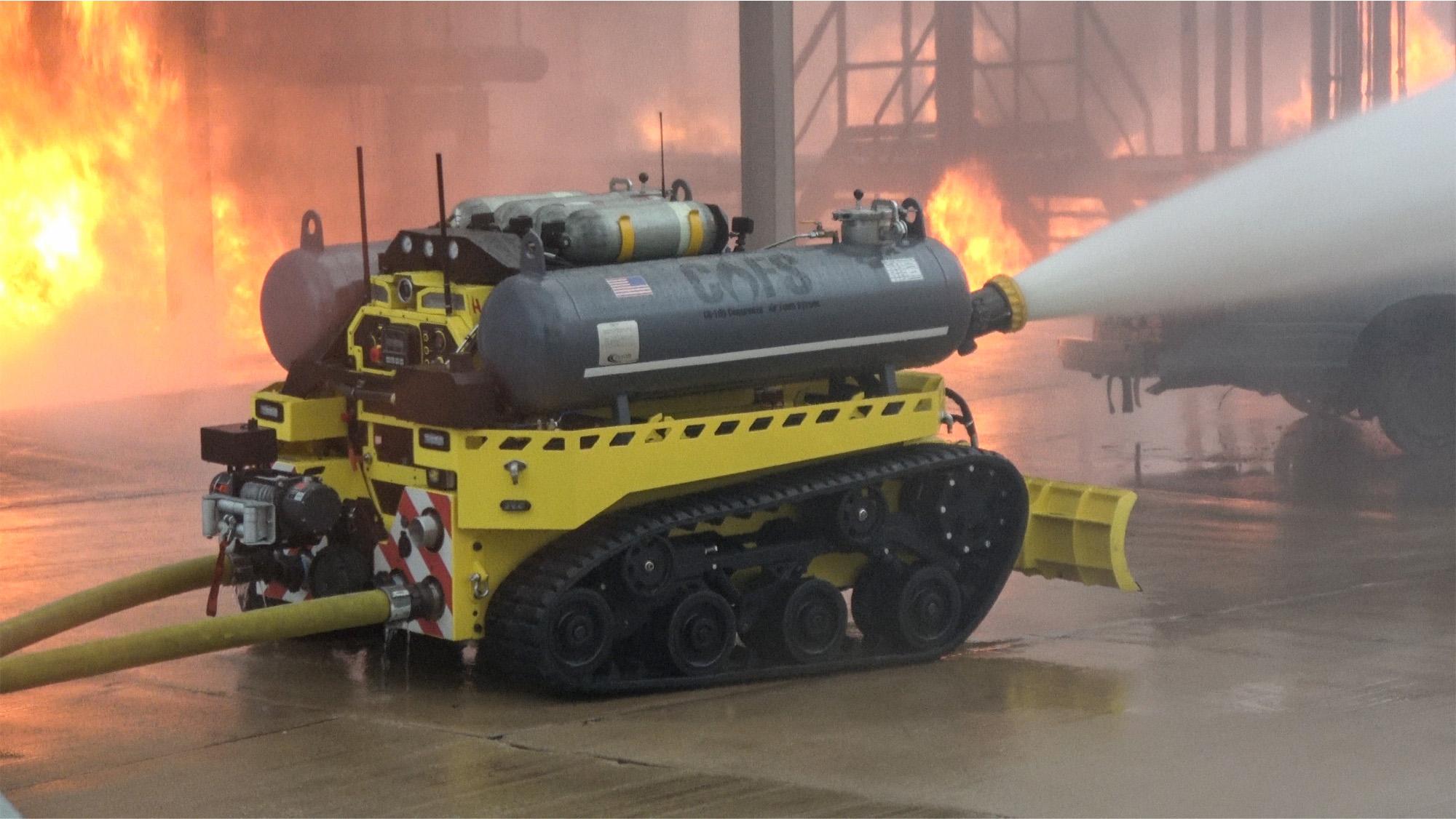 Thermite RS3 fighting a fire.