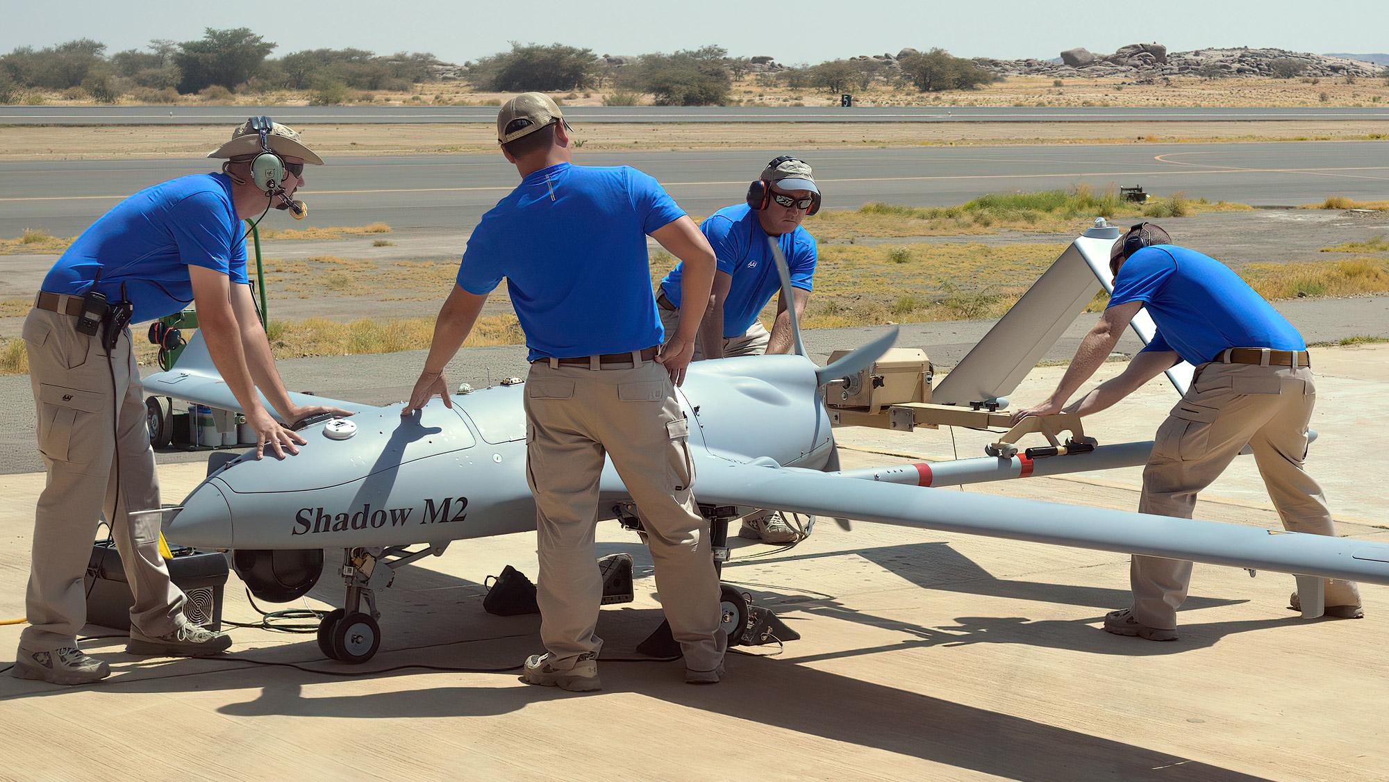 Support Staff Working on a Shadow M2