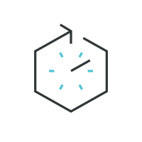 output response blue icon