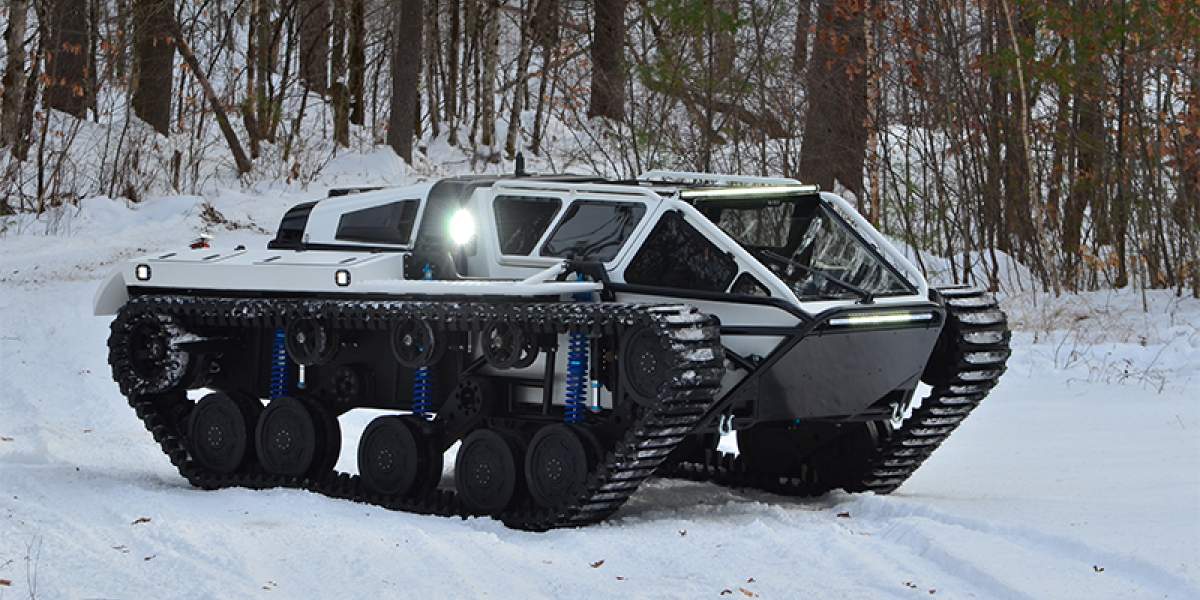 The Ripsaw EV2 light-weight “luxury tank” with top speed of 60 mph